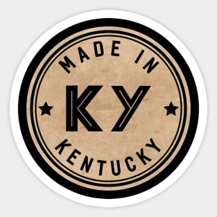 Made In Kentucky KY State USA Sticker